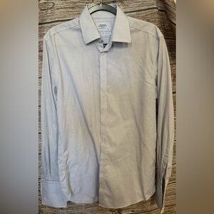 Men's White Button-Up Shirt